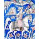 Wade prototype charger, decorated in a Persian/middle eastern style with a figure on horse back with - Image 3 of 7