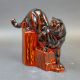 Anita Harris, stunning black & grey Cougar figurine with reactive glazes. Gold signed. H28cm - Image 3 of 7