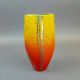 Anita Harris, large Brimstone Triangle vase, H24cm. Gold signed. - Image 3 of 6
