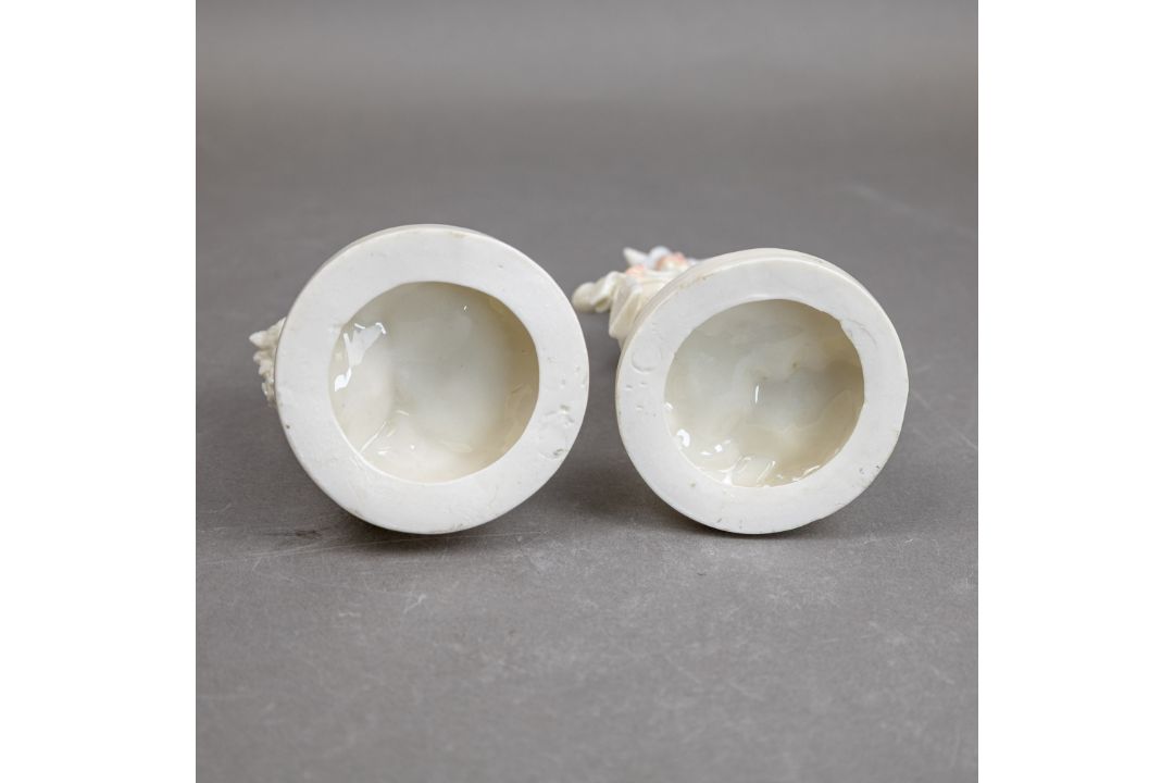 A group of ceramic pieces to include a pair of figures, boy & girl, both plainly decorated but - Image 9 of 12