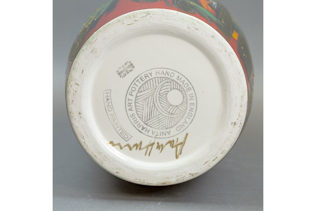 Anita Harris Prestige Giant Panda Havana vase H50cm, RRP £495. Gold signed. - Image 9 of 9