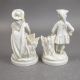 A group of ceramic pieces to include a pair of figures, boy & girl, both plainly decorated but - Image 8 of 12