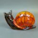 Anita Harris large model of a hand painted stunning Snail L30cm. Gold signed. - Image 3 of 5