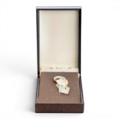 Finely carved brooch described by previous vendor as Chinese, Ming carved jade pendant / brooch,