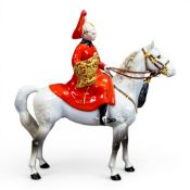 Beswick model of Lifeguard on grey horse, model 1624, h26cm.