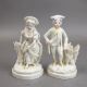 A group of ceramic pieces to include a pair of figures, boy & girl, both plainly decorated but - Image 7 of 12
