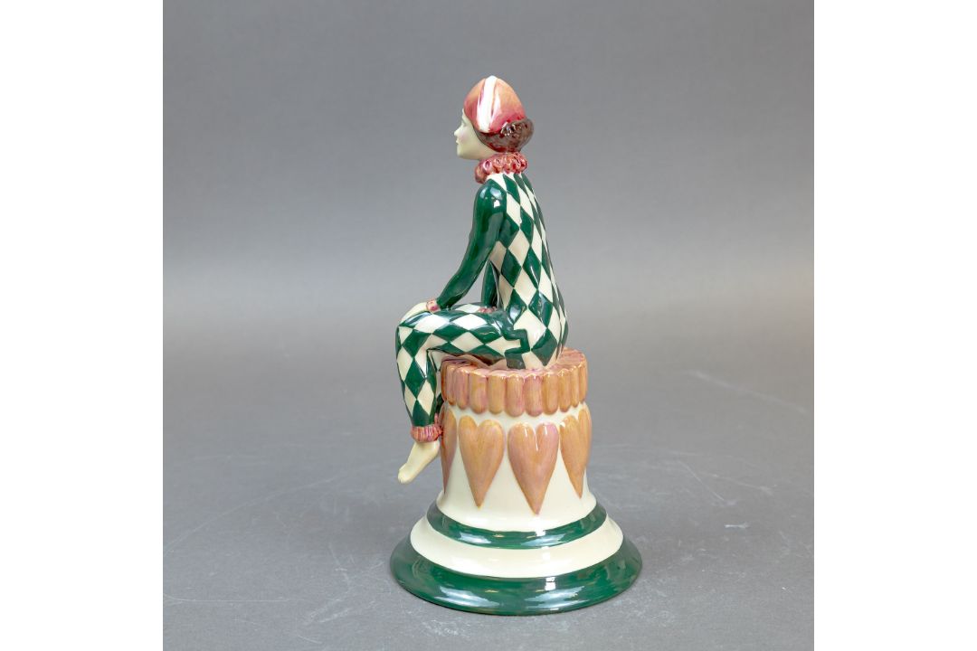 Kevin Francis Harlequin modelled by John Michael to his own design, limited edition 80/500. Signed. - Image 2 of 6