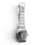 A rare Rolex Oyster Perpetual Explorer gentleman's wristwatch, model 5504 with black and cream