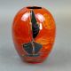 Anita Harris Sailing Home Delta vase H15cm. Gold signed. - Image 4 of 6