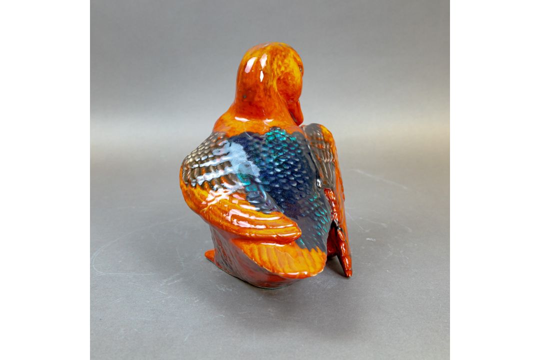 Anita Harris, Mother Duck & Chick. Stunning colours & wonderful feathers H28cm. Gold signed. - Image 4 of 5