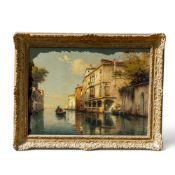 Antoine Bouvard (French, 1870 - 1956), 'Venice Canal Scene', oil on canvas, signed 'Bouvard' lower