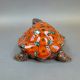 Anita Harris, extra large model of a Tortoise with blue mountain glaze L35cm. Gold signed. - Image 5 of 7