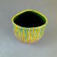 Anita Harris, large Brimstone Triangle vase, H24cm. Gold signed. - Image 5 of 6