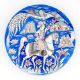 Wade prototype charger, decorated in a Persian/middle eastern style with a figure on horse back with - Image 1 of 7