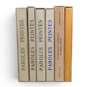 Paroles Peintes, Paris Editions, O. Lazar Vernet, four volumes of poems from 1962-1975, together