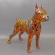 Anita Harris, huge impressive fireside model of an American Boxer Dog, H46.5cm x L49cm, Gold - Image 6 of 13