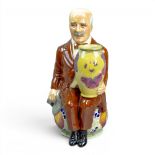 Kevin Francis, impressive William Moorcroft Toby Jug, limited edition 59/350. Modelled & signed by