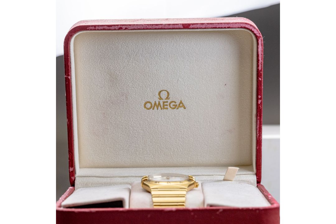 18ct gold Omega Constellation Chronometer automatic wristwatch with 18ct bracelet, d.3.75cm incl. - Image 10 of 14