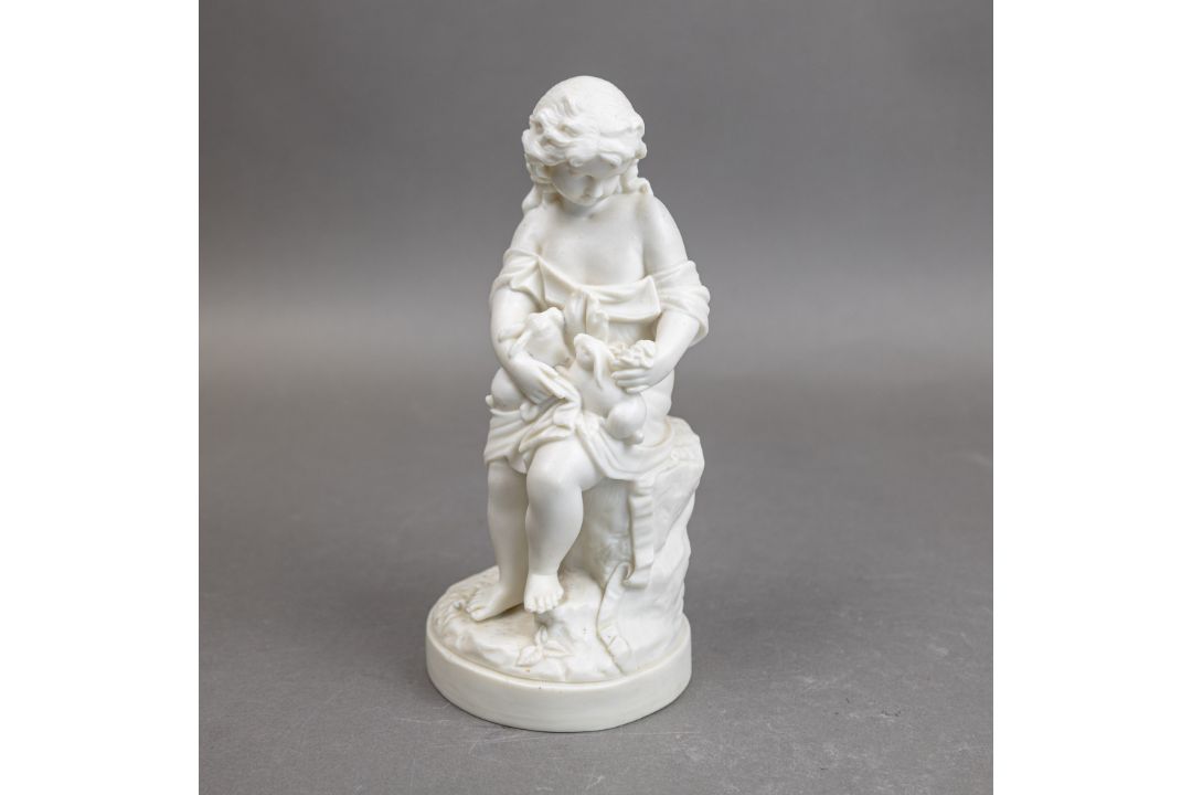 A group of ceramic pieces to include a pair of figures, boy & girl, both plainly decorated but - Image 10 of 12