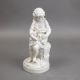 A group of ceramic pieces to include a pair of figures, boy & girl, both plainly decorated but - Image 10 of 12