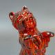 Anita Harris Flambe begging Westie / West Highland type Dog H19cm. Gold signed. - Image 2 of 6
