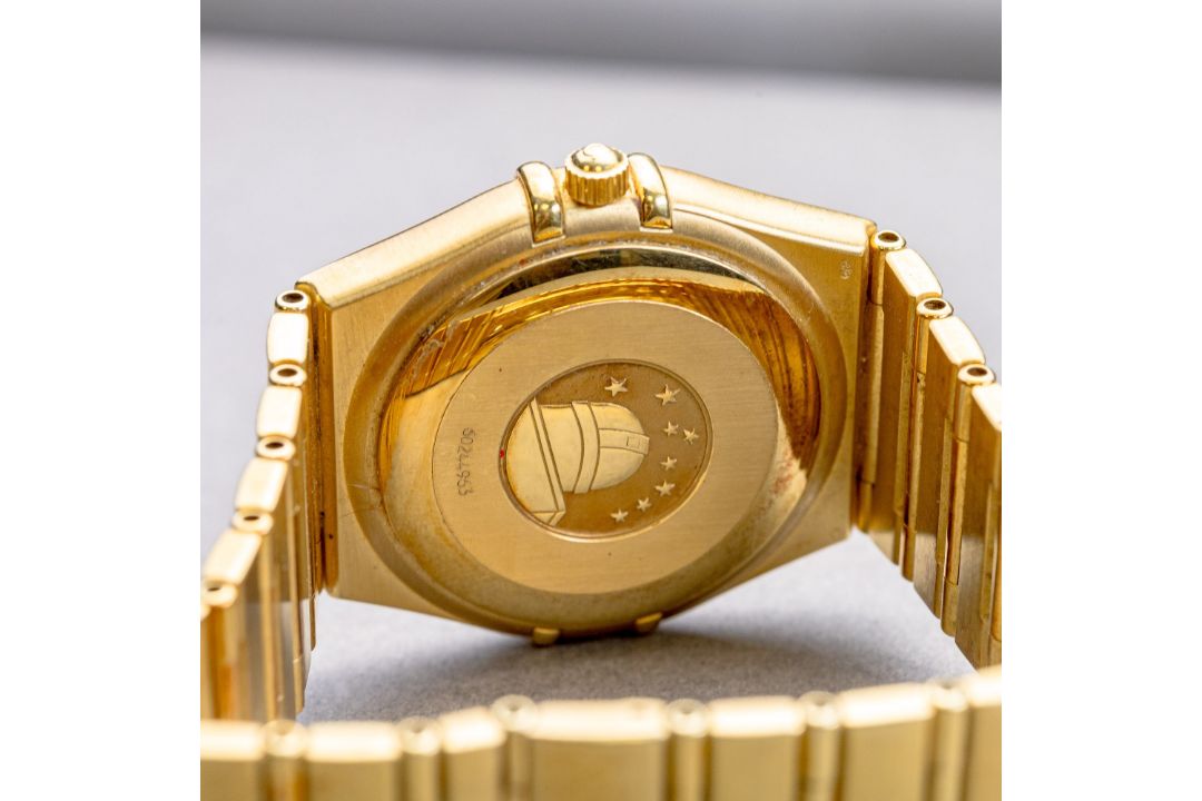 18ct gold Omega Constellation Chronometer automatic wristwatch with 18ct bracelet, d.3.75cm incl. - Image 6 of 14