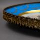 A large oval dish ornately decorated in the manner of Sevres porcelain, featuring a male and three - Image 6 of 9
