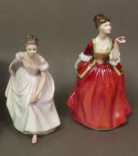 Two Royal Doulton figures Flower of Love HN3970 and Dannielle HN3001 (2).