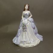 Coalport 'English Rose Collection 2000' Last in the series Lilac Time figure limited edition 704