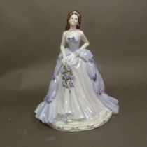 Coalport 'English Rose Collection 2000' Last in the series Lilac Time figure limited edition 704