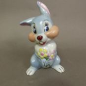 Wade Walt Disney blow up character figure Thumper, height 13cm.