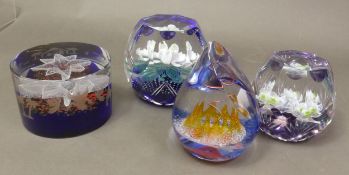 Group of four boxed, limited edition Caithness paperweights, Royal Wedding Prestige, Britain's