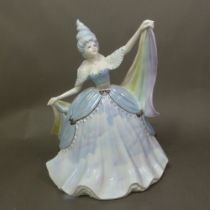 Coalport figurine 'Rain' from The Millennium Ball Collection, modelled by Jack Glynn, limited