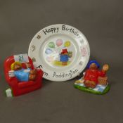 Two boxed Coalport Characters 'Paddington Bear' figurines, Good Life and Bear Necessities,