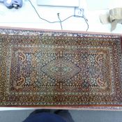 Three Rugs suitable for a hallway colours of pink, burgundy with geometric and floral patterns (3)