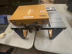 A Power Craft router table model 8181, with router fitted below, together with a cased set of