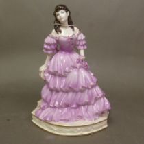 Coalport 'English Rose Collection 1996' Blue Moon limited edition No. 925 / 1000.