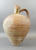 Terracotta Amphora (Jug) garden ornament (age related wear) H:-30cm x W:-38cm