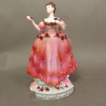 Coalport 'English Rose Collection 1993' Marlena figure limited edition 608 /1000.