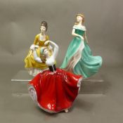 Three Royal Doulton lady figurines, All My Love HN4747, Coralie HN2307 and Karen HN4779 (3).