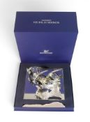 Swarovski 'Community' Plaque (854650) retired 2007 designed by Heinz Tabertshofer. The final of
