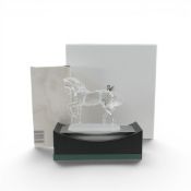 Swarovski Arabian Stallion (221609) retired 2006 designed by Martin Zendron part of the 'Horses on