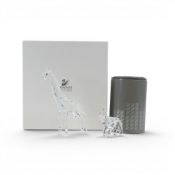 Swarovski African Wildlife Baby Giraffe (236717) retired 2007 designed by Michael Stamey presented