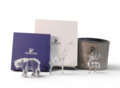 Swarovski Crystal Animals To include :- Polar Bear (866263) retired 2010 designed by Elisabeth