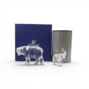 Swarovski Crystal Animals To include :- Polar Bear (866263) retired 2010 designed by Elisabeth
