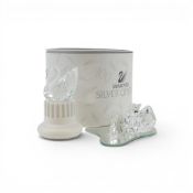 Swarovski crystal Centenary Swan (187407) retired 1995 designed by Anton Hirzinger to commemorate