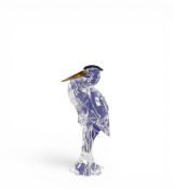 Swarovski Crystal Black Crested Heron with Amber coloured Beek (221627) retired 2007 designed by Adi