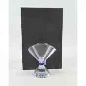 Swarovski Vase - Petit (167999) retired 2002 designed by Joel Desgrippes the fan shaped vase is