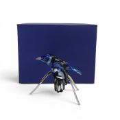 Swarovski 'Silver Lake' collection, Crystal Paradise Roller Bird (957568) retired 2011 designed by