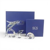 Swarovski Paikea Humpbacked Whale with Wave Plaque (1095228) together with Young humpbacked Whale (